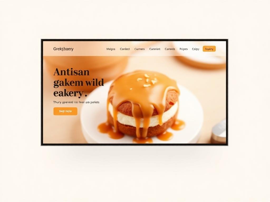 Golden Crumb website design by Webnorex