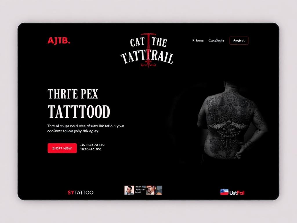 Ink Chapel website design by Webnorex